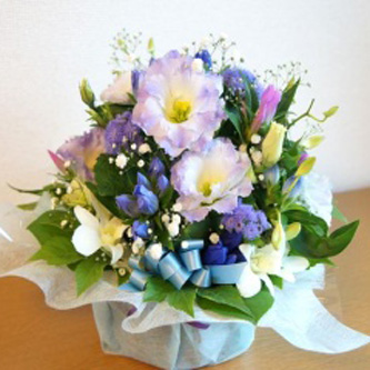 紫系のアレンジメント